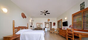 Ocean House - bedroom with king bed