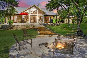 Back of the house from the firepit