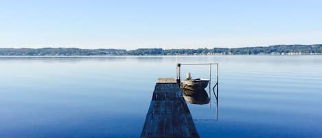 72' dock; 14' fishing boat w/outboard motor and plenty of gas 