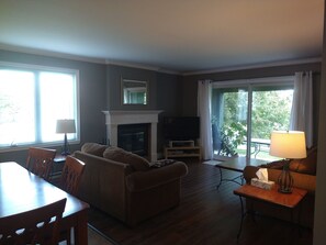 Living area looking from kitchen.
