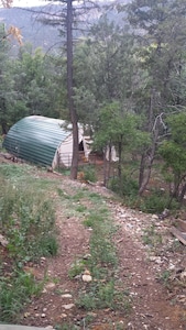 Cabin  On The  River