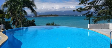 La piscine à débordement