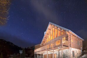 The Milky Way and shooting stars can be enjoyed from our outside deck at night.