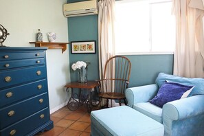 Large lounge area in the primary bedroom