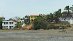 View of the house from the beach.
