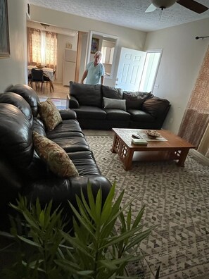 living room from front of the house
