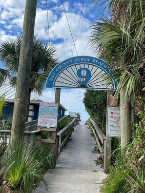 entrance to the beach