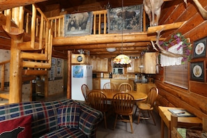 Den, Dining and Kitchen