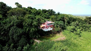 Views to Atlantic Ocean and mountainside Valley from your pool and patio