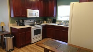 fully stocked kitchen