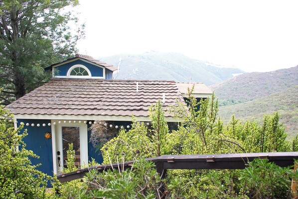 Find your very private home nestled into the side of the mountain