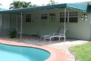 Pool and covered Patio