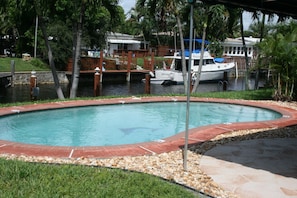 Pool,Yard and Canal 