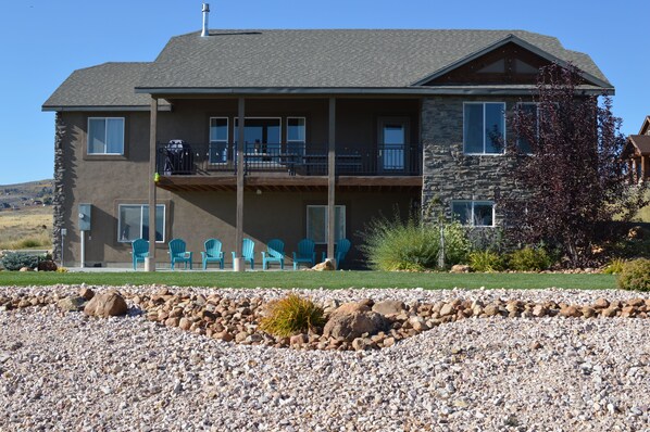 Lake side of house. Views from every window!