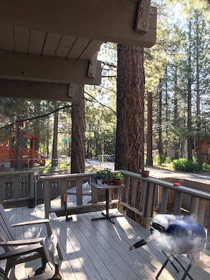 BBQ deck is shaded all day long :o)