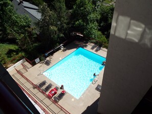 Heated outdoor pool