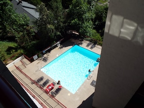 Heated outdoor pool