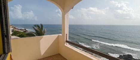 View from Large Oceanside Balcony