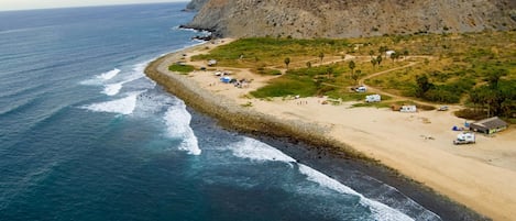 Pescadero Palace sets in front of one of the best surf breaks in Baja California