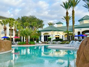 Beach Style Walkin Heated Swimming Pool