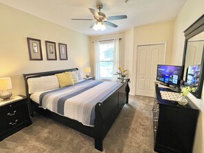 Master Bedroom with King Bed and Private Bathroom