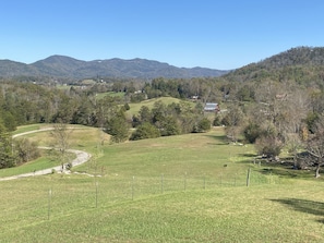 The Hayloft is in the middle of our private 52 acre estate.  Beautiful Views!