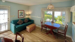 Front room with queen sleeper and view!