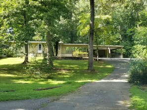 House is at the end of the street 