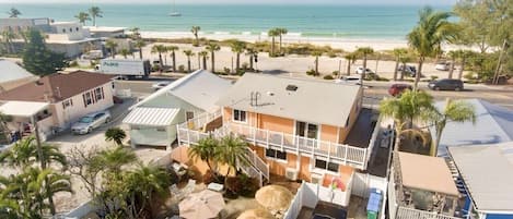 Property looking West Aerial view toward the Gulf of Mexico