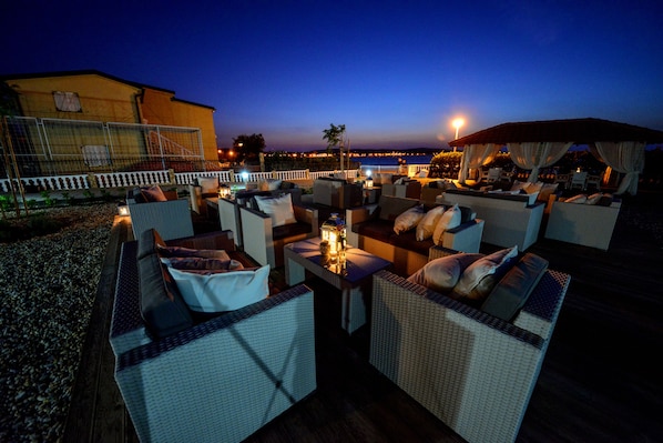 Front of property – evening/night