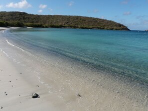 Salt pond beach within walking distance