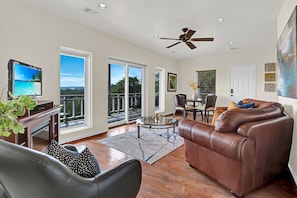 Gorgeous views from the open concept living room