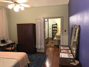 First floor bedroom into living room 