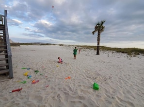 Perfect area for kids to play in sand 