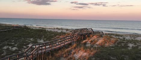 Vue sur la plage/l’océan