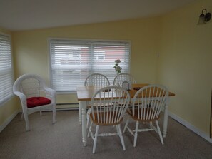 Dining area in Sunroom
