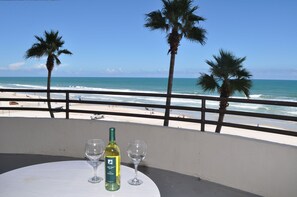 The view to the NE from your private, extra large, private oceanfront balcony.