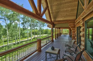Deck view of lake 