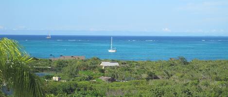 view from balcony