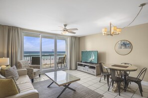 Living room and the view