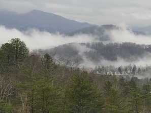 Looking down into heaven from the deck