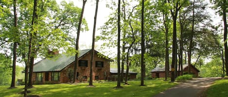 View of the Cottage in the summertime.