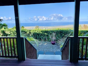 Incredible view from cottage lanai and the sunsets are awesome too!