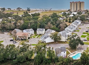 Ours is the Closest Townhouse to the Swimming Pool