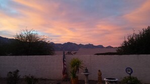 Dawn over the Catalina mountains