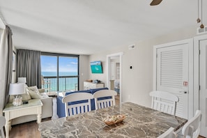 Views from the dining area