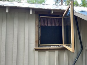 Kitchen Window fully opened