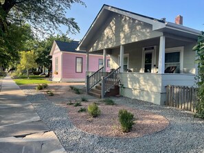 View of front of house and sidewalk