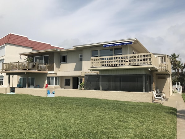 view of the back taken from the beach