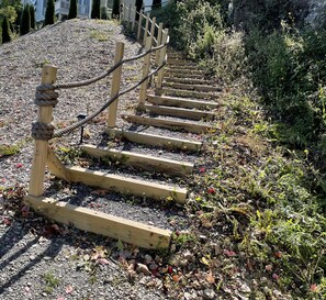 Stairs from beach 